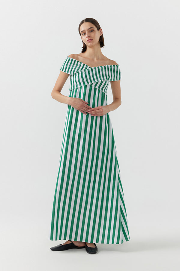 Color: green-stripe