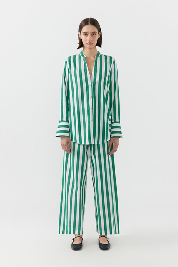 Color: green-stripe