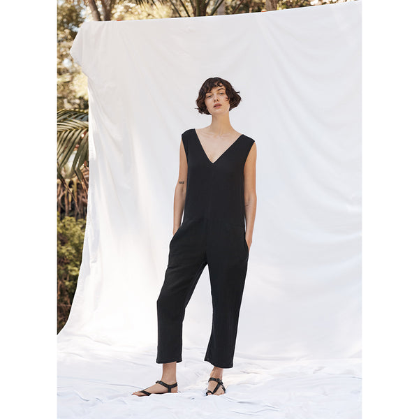 theodora jumpsuit - sample – Bird & Knoll